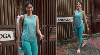Ananya Pandey Seen in Bandra After Workout