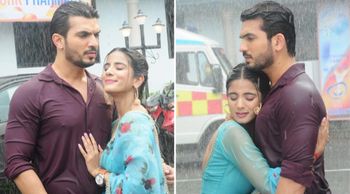 Pyaar Ka Pehla Adhyaya ShivShakti: Arjun Bijlani And Nikki Sharma's Brave 7 - 8 Hours Shoot In Mumbai's Heavy Downpour For A Romantic Sequence!