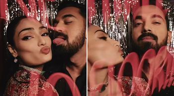 KL Rahul can’t stop kissing & hugging his wife Athiya Shetty in THIS after-party video from their wedding; See now!