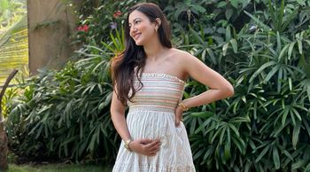 Mom-to-be Gauahar Khan POSTS a photo showing her baby bump in a cute outfit; Check out the picture!