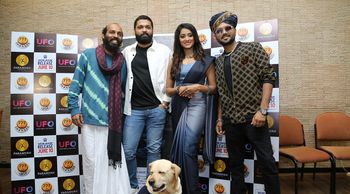 Star cast of 777 Charlie interacts with media 