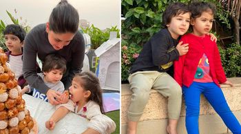 Is that Taimur Ali Khan using Kareena Kapoor's Instagram handle to wish 'sister' Inaaya on her birthday?