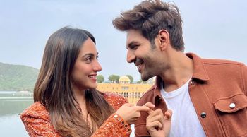 Kartik Aaryan, Kiara Advani Promote 'Satyaprem Ki Katha' In Jaipur