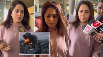 Nushrratt Bharuccha Looks TRAUMATIZED After Safely Returning To Mumbai Amidst Israel-Palestine War Conflict! (Watch Video)