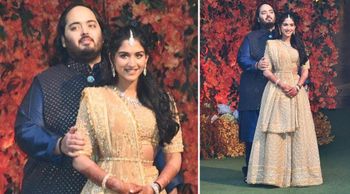 Fall In Love With Radhika Merchant's Dreamy Engagement Look, leaving everyone Awestruck!