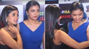 Shiv Thakare Brand Launch: Sumbul Touqeer feels 'UNCOMFORTABLE' Wearing a 'BACKLESS DRESS' In Front Of Media; Bestie Ulka Gupta Comforts Her (INSIGHTS)