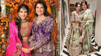 Shaila Merchant USED Older Daughter’s diamond jewellery, and wore her saree for GolDhana; See pics!
