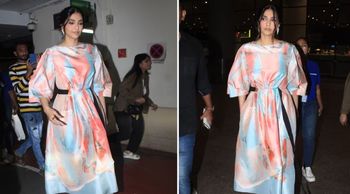 Sonam Kapoor PULLS OFF her airport style in a vibrant easy-breezy dress (Pics inside)