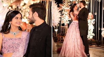 Cheeni Kum Actress Swini Khara And Urvish Desai's LATEST PHOTOSHOOT From Their Grand Engagement Ceremony Gives Us A Glimpse Of Their DREAMY WEDDING! (View Pics)