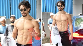Tiger Shroff Flaunts His Chiseled Abs By Going SHIRTLESS; His Glimpse Will Is Sure To Make You DROOL! (Watch Video)
