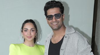 Vicky Kaushal and Kiara Advani Were Seen in Juhu While Promoting Govinda Naam Mera