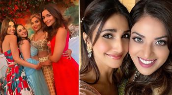Alia Bhatt dazzles in red while Vaani Kapoor dances to “Nashe Si Chadh Gayi” at Anushka Ranjan and Aditya Seal’s sangeet ceremony