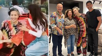 K-pop star Jackson Wang rides on a buggy in Mumbai with Disha Patani; joins Hrithik Roshan for a meal at his residence