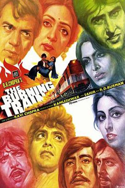 Poster for The Burning Train