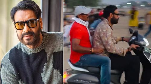 Have you Seen Ajay Devgan Riding Scooter, On The Set Of 'Bholaa'; Watch the video here!