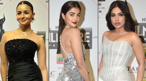 Filmfare Awards 2023:  Alia Bhatt, Pooja Hegde, Shantanu Maheshwari, Bhumi Pednekar, And Others Grace The Red Carpet