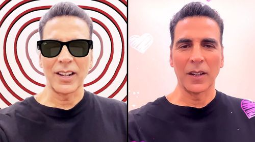 SELFIEE: Akshay Kumar’s HILARIOUS way of updating about the TRAILER release; uses numerous Instagram filters