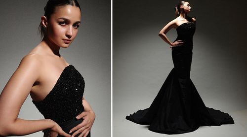 Filmfare Awards 2023: Ooh La La! Alia Bhatt Looks Drop-Dead Gorgeous In A Black Mermaid Gown (View Pics)