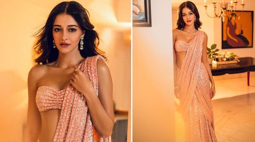  Ananya Panday In A 3.8 Lakh Saree Is Nothing Less than A Mystical Princess 