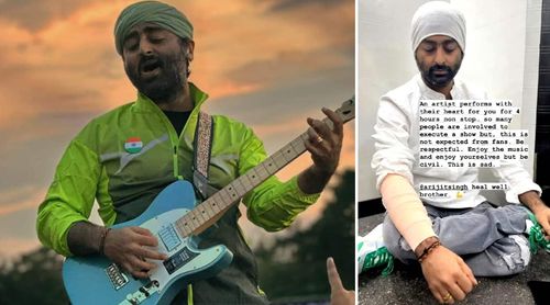 Oh No! Arijit Singh Gets ASSAULTED by A Fan During Concert Performance (Watch Video)