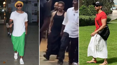 Take a look at the Celebrities who made glamorous style statements in a lungi!