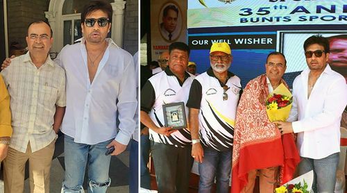 Shekhar Suman attends a sporting event with Dr Yogesh Lakhani in Mumbai; Check out their pictures!