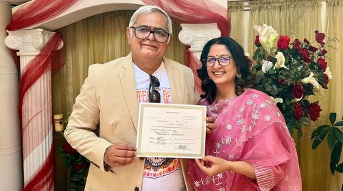Hansal Mehta marries Safeena Husain, his 17-year partner, in an 'impromptu and unplanned' celebration