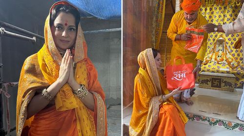 Kangana Ranaut Visits Ram Janmbhoomi In Ayodhya, See Pics!