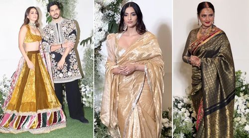 Manish Malhotra's Diwali Bash: From Sidharth Malhotra, Sonam Kapoor To Rekha, THESE Bollywood Celebs Shine At Star-Studded Party, Watch!
