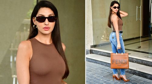 Nora Fatehi's highly-expensive handbag took her stylish look a notch higher; Do you wonder how much it costs?