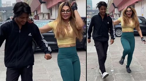 RRR Influence: Rakhi Sawant Grooving On Oscar-Winning Song ‘Naatu Naatu’ On Streets Is a MUST WATCH!