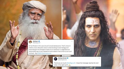 OMG 2: Sadhguru's Shocking Stand Against Film's  A-Certification; Here's What Akshay Kumar Replied! (View Post)