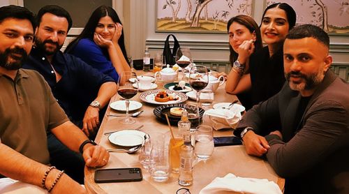 Sonam Kapoor, Rhea Kapoor JOIN Kareena Kapoor, Saif Ali Khan For A Dinner Date In London (View Pics)
