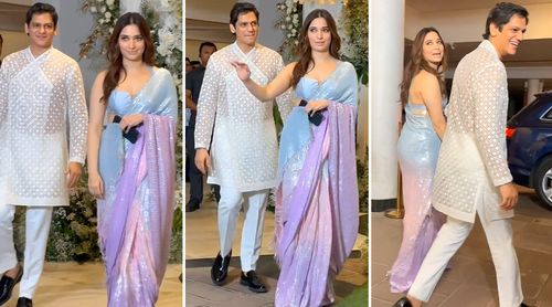 Viral Video: Tamannaah Bhatia And Vijay Varma Grace Manish Malhotra's Diwali Bash
