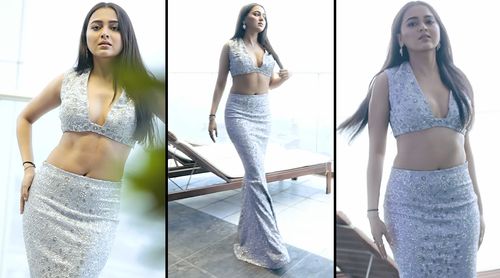 Tejasswi Prakash Looks ETERNAL In Silver Co-Ord Dress (Watch Video)