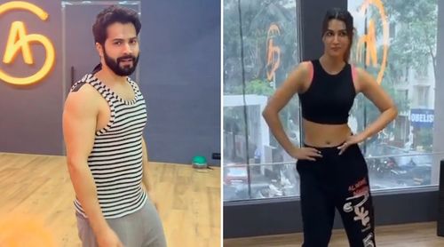Varun Dhawan and Kriti Sanon kick start their rehearsals for Bhediya’s song; share clips of their fun session on Instagram