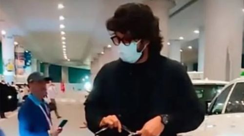 Men In Black - Allu Arjun rocks a black-on-black attire again