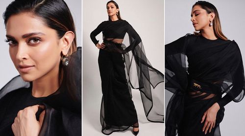Deepika Padukone makes a comeback in this Sabyasachi attire