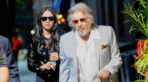 Al Pacino And Noor Alfallah SPOTTED Together For Bad Bunny’s Music Video (View Post)