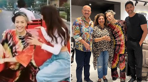 K-pop star Jackson Wang rides on a buggy in Mumbai with Disha Patani; joins Hrithik Roshan for a meal at his residence