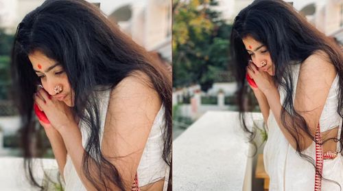 Sai Pallavi shares her Bengali look from the sets of Shyam Singha Roy