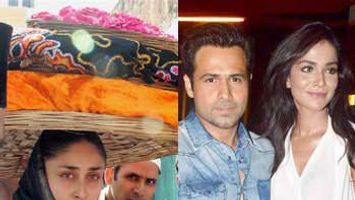 Kareena Kapoor, Emraan Hashmi and Humaima Malick visit Ajmer Dargah