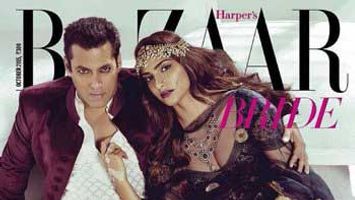 Check out Salman Khan, Sonam Kapoor in traditional avatar on the cover of Harper's Bazaar Bride