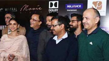 Delhi CM Arvind Kejriwal watches 'Wazir' with film's star cast