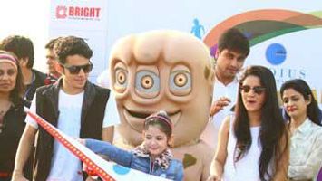Harshaali Malhotra, Darsheel Safary had a blast at Mumbai Juniorthon