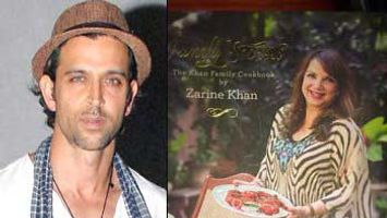 Hrithik Roshan promotes mom-in-law Zarine Khan's first book