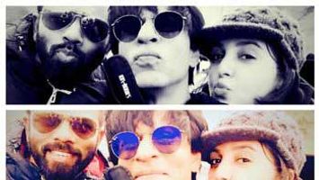 Shah Rukh Khan, Farah Khan, Rohit Shetty take a selfie!