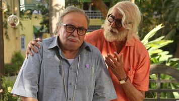 102 Not Out: Amitabh Bachchan composes a song 'Badumbaa', and Rishi Kapoor turns singer for it