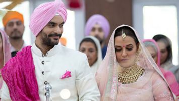 Neha Dhupia and Angad Bedi marry each other