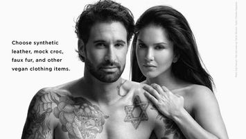 Sunny Leone poses nude with husband Daniel Webber for Peta India
